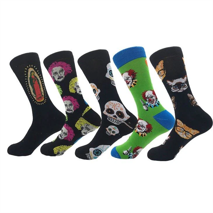 Chaussettes Crew Avec Motifs