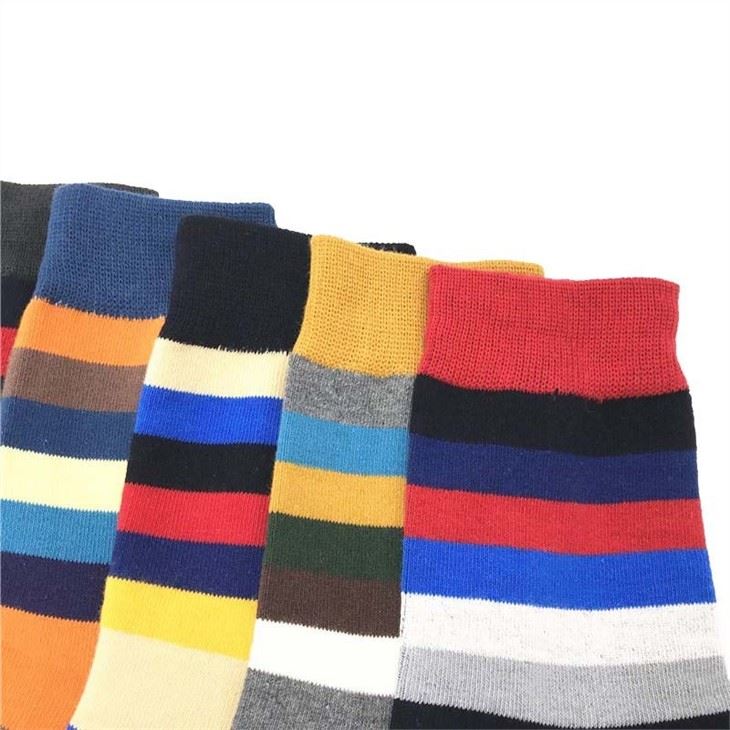 Striped Crew Socks Mens
